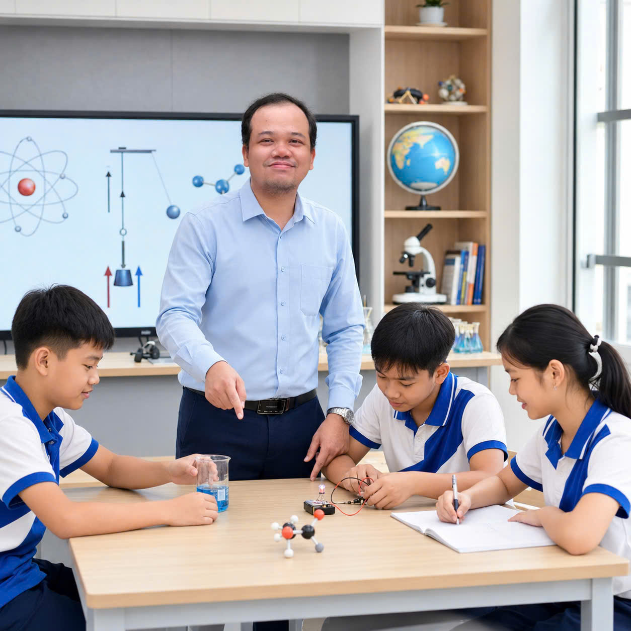 Thầy Nguyễn Văn Cường giảng dạy môn Hóa học tại Hệ Thống Giáo Dục Á Đông